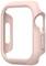 Różowe etui silikonowe do Apple Watch, które zapewnia ochronę boków i narożników. Jest lekkie i posiada precyzyjnie wycięte otwory.