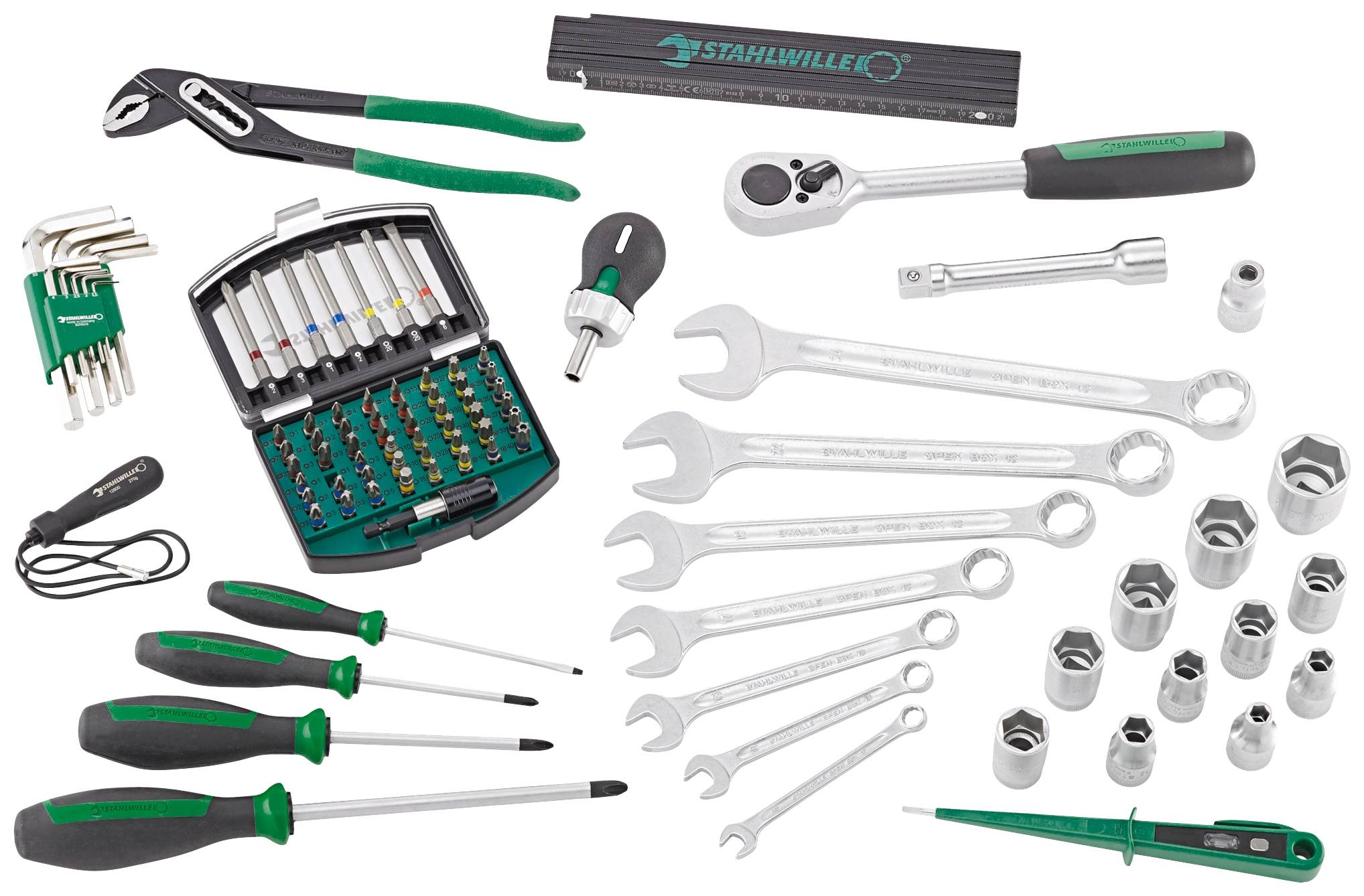 Ящик для інструментів з обладнанням Stahlwille STW L-BoXX Basisset 97830700 Розміри (Д x Ш x В) 360 x 444 x 152 мм