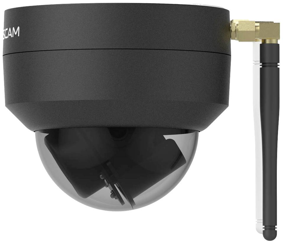 IP камера спостереження Foscam Netzwerkkamera D4Z (Black) WLAN 2304 x 1536 px