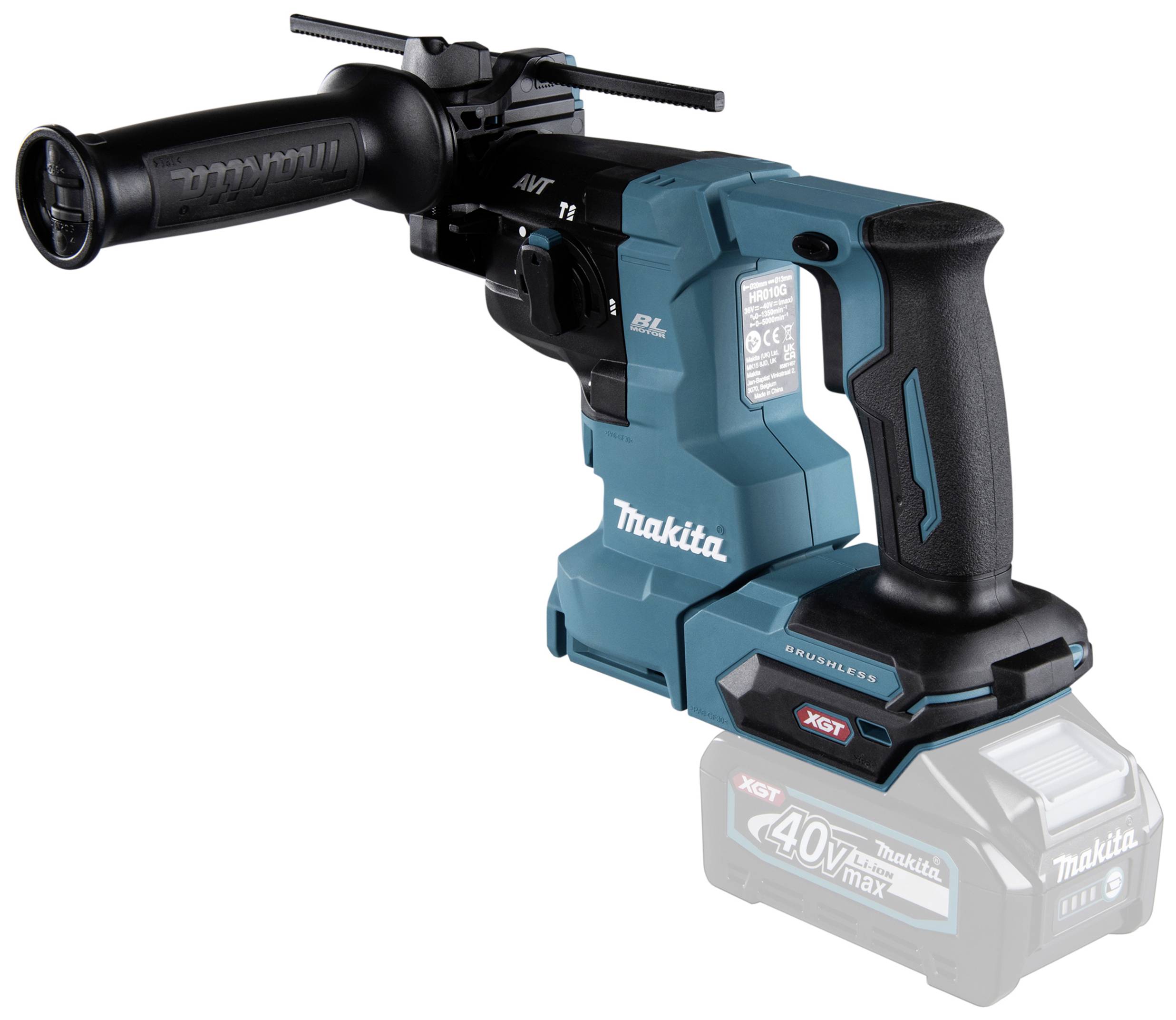Makita HR010GZ SDS-Plus-Багатофункціональний молоток акумуляторний 40 В без акумулятора, без зарядного пристрою