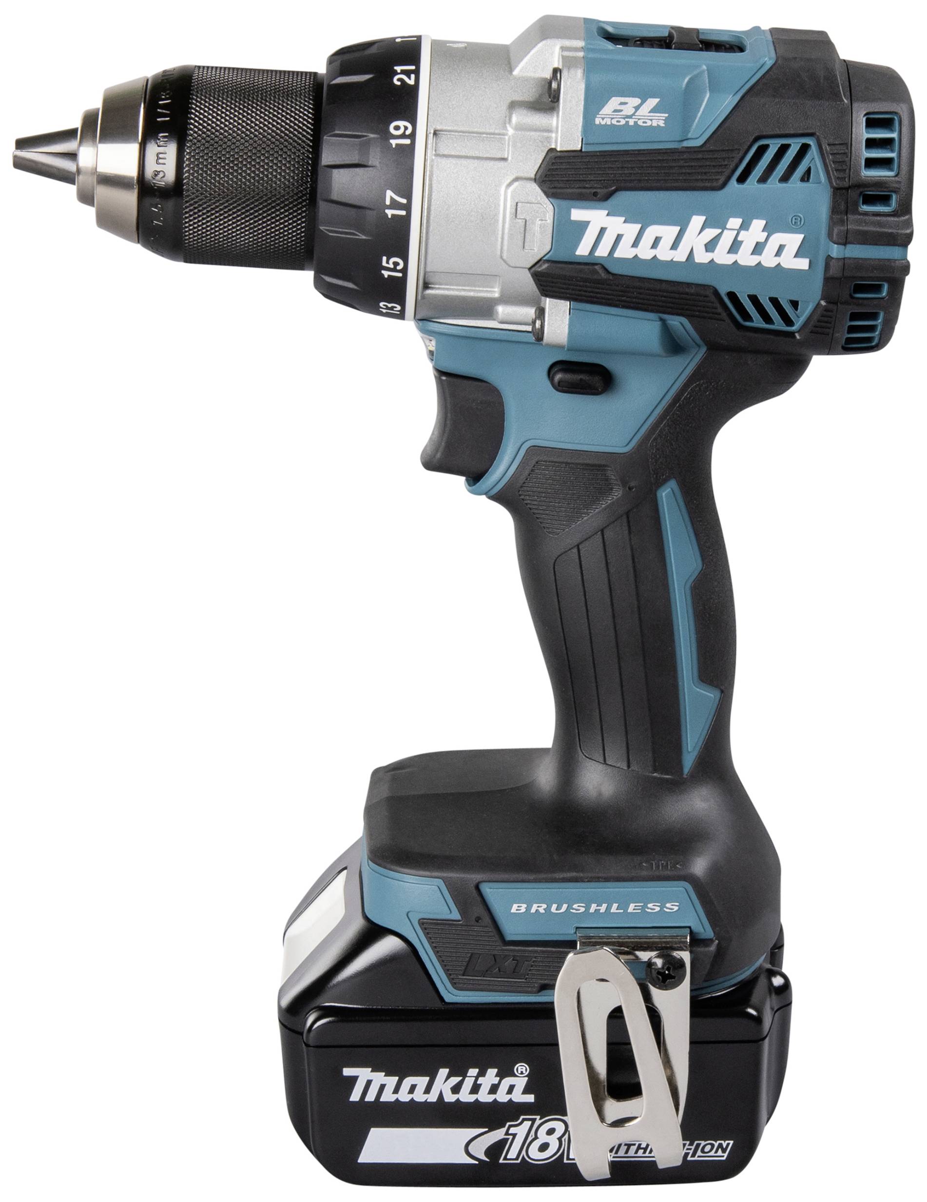 Акумуляторний ударний гайковерт Makita DHP489RTJ, 2 швидкості, 620 Вт, безщітковий, вкл. 2 акумулятори, вкл. зарядний пристрій