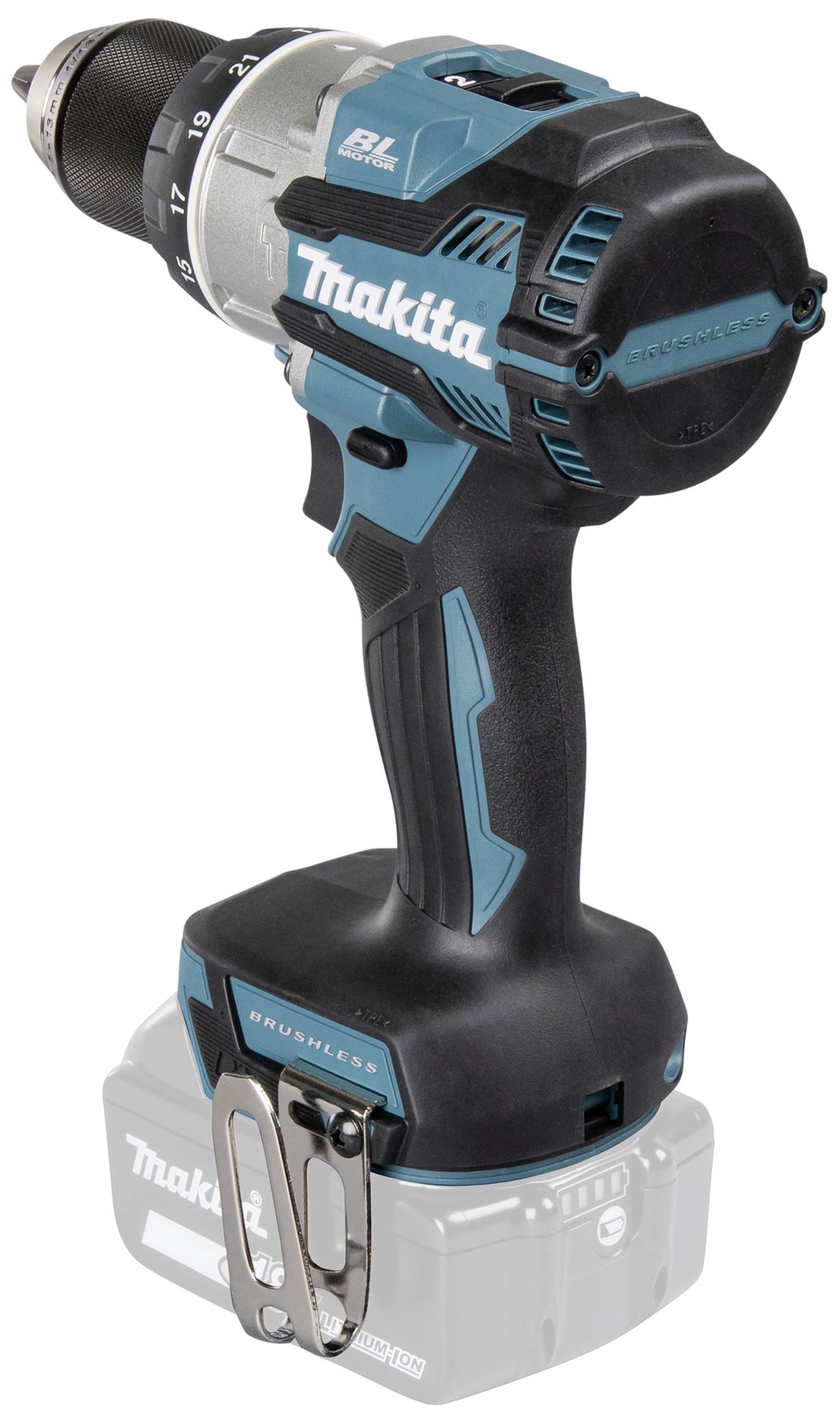 Акумуляторний ударний гайковерт Makita DHP489Z, 2 швидкості, 620 Вт, безщітковий, без акумулятора, без зарядного пристрою