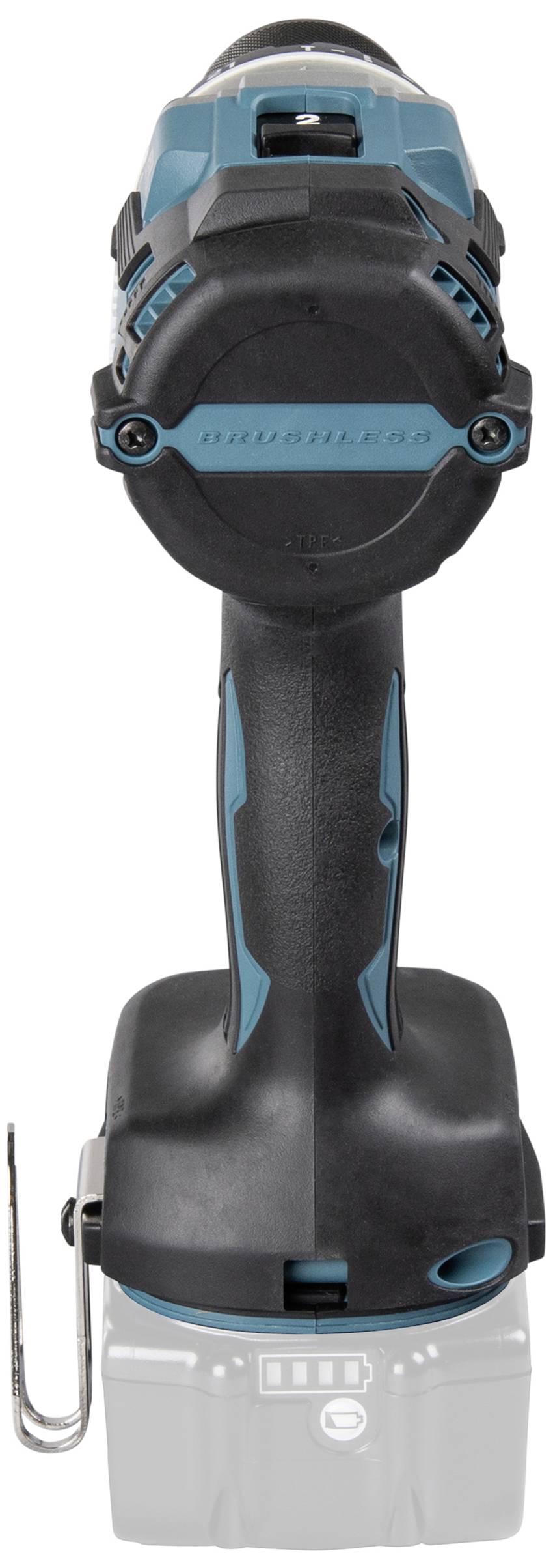 Акумуляторний ударний гайковерт Makita DHP489Z, 2 швидкості, 620 Вт, безщітковий, без акумулятора, без зарядного пристрою