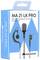 Opakowanie 'MA 21-LK PRO' z zestawem słuchawkowym i wtyczką kątową, przewodem spiralnym, 2-stykowe, do urządzeń Kenwood, marki Midland.