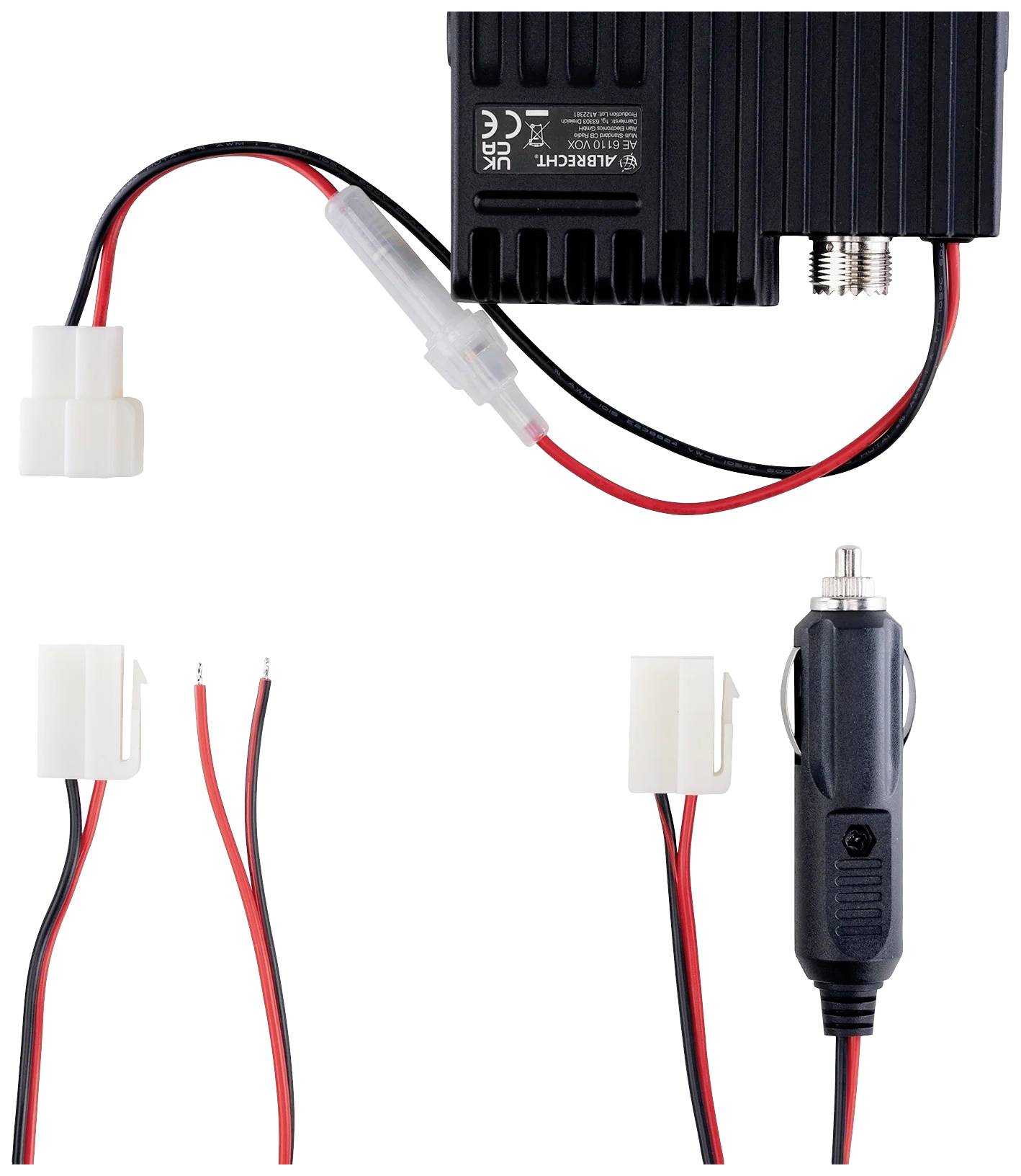 CB-радіостанція Albrecht Mini-CB FunkAE 6120 VOX Multi 12620, 1 шт.