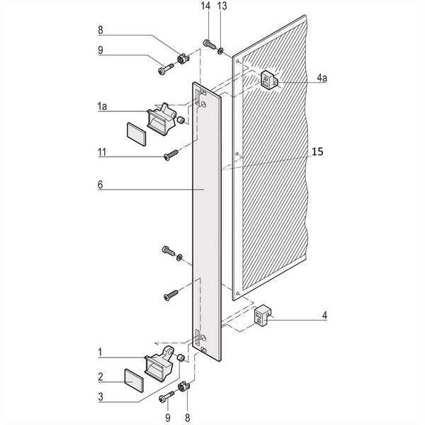 nVent SCHROFF 20817459 Obudowa Rack 19'' 6 3 szt.