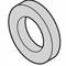 Szary, obrączkowaty pierścień w kształcie pączka z gładką powierzchnią, przedstawiony jako prosta grafika liniowa.