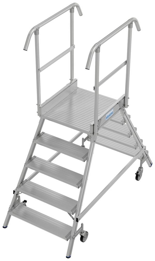 Drabina platformowa Krause 821096, przenośna, montaż z narzędziem, Maksymalna wysokość robocza: 3.2 m