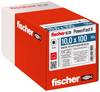 Fischer 566316 PowerFast II Wkręt do drewna z łbem stożkowym 10 mm 100 mm Wewnętrzna ząbkowana stal cynkowany galwanicznie 50 szt.