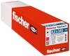 Fischer 566368 PowerFast II Wkręt do drewna z łbem stożkowym 8 mm 340 mm Wewnętrzna ząbkowana stal cynkowany galwanicznie 50 szt.