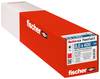 Fischer 566371 PowerFast II Wkręt do drewna z łbem stożkowym 8 mm 400 mm Wewnętrzna ząbkowana stal cynkowany galwanicznie 50 szt.