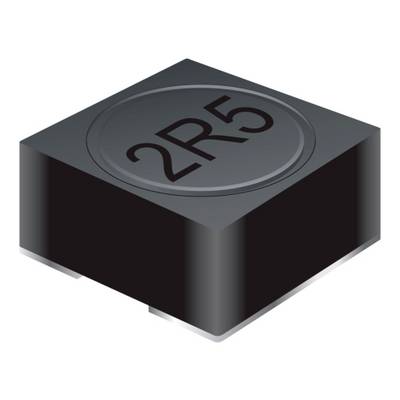 Czarny, kwadratowy element elektroniczny z napisem '2R5' na górnej powierzchni.