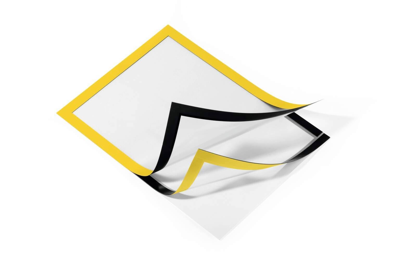 Міцна самоклеюча інформаційна рамка 487204 жовтого кольору (Ш x В) 236 мм x 323 мм