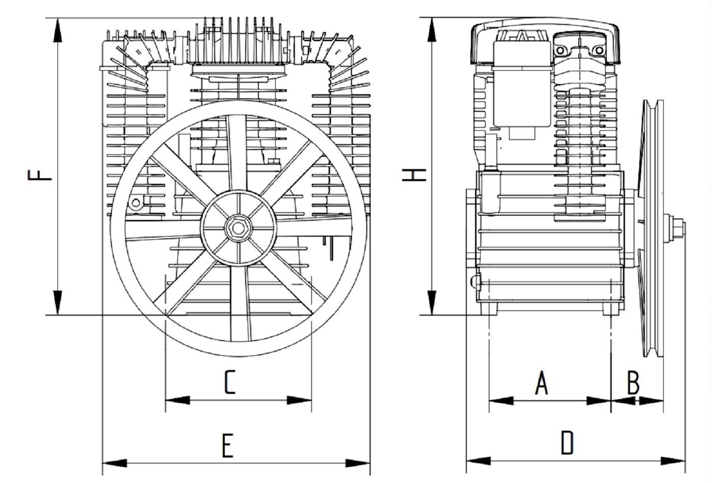 Повітряний компресор Aerotec 2010195 10 бар