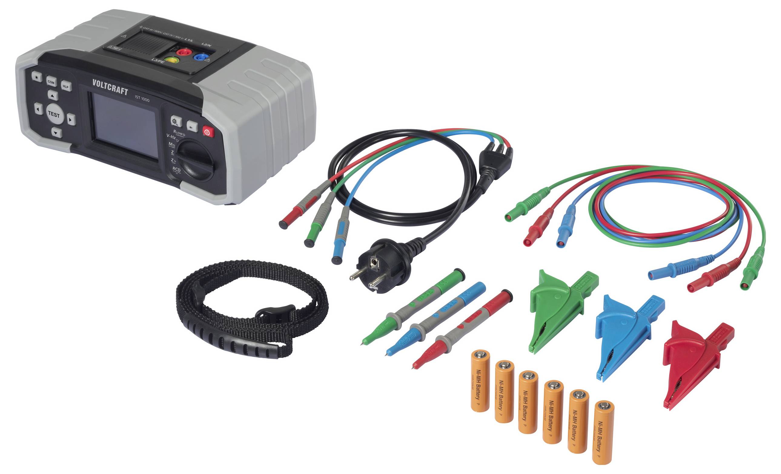 Tester instalacji VOLTCRAFT IST 1000 Kalibracja (ISO)-5
