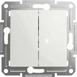 Schneider Electric Podwójny przycisk Asfora biały (RAL 9003) EPH1170121D 1 szt.