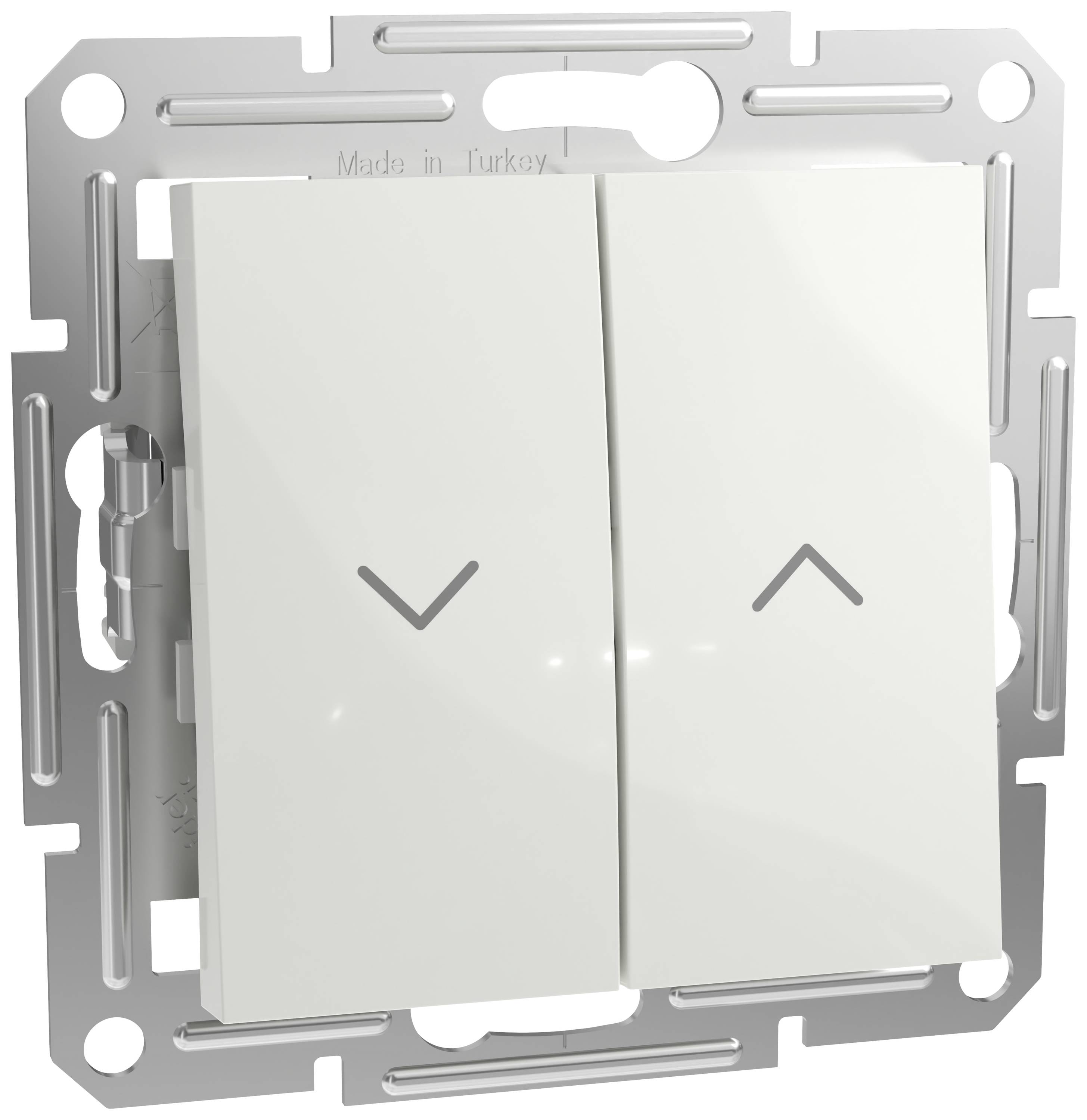 Кнопка ролет Schneider Electric Asfora біла (RAL 9003) EPH1370121D 1 шт.