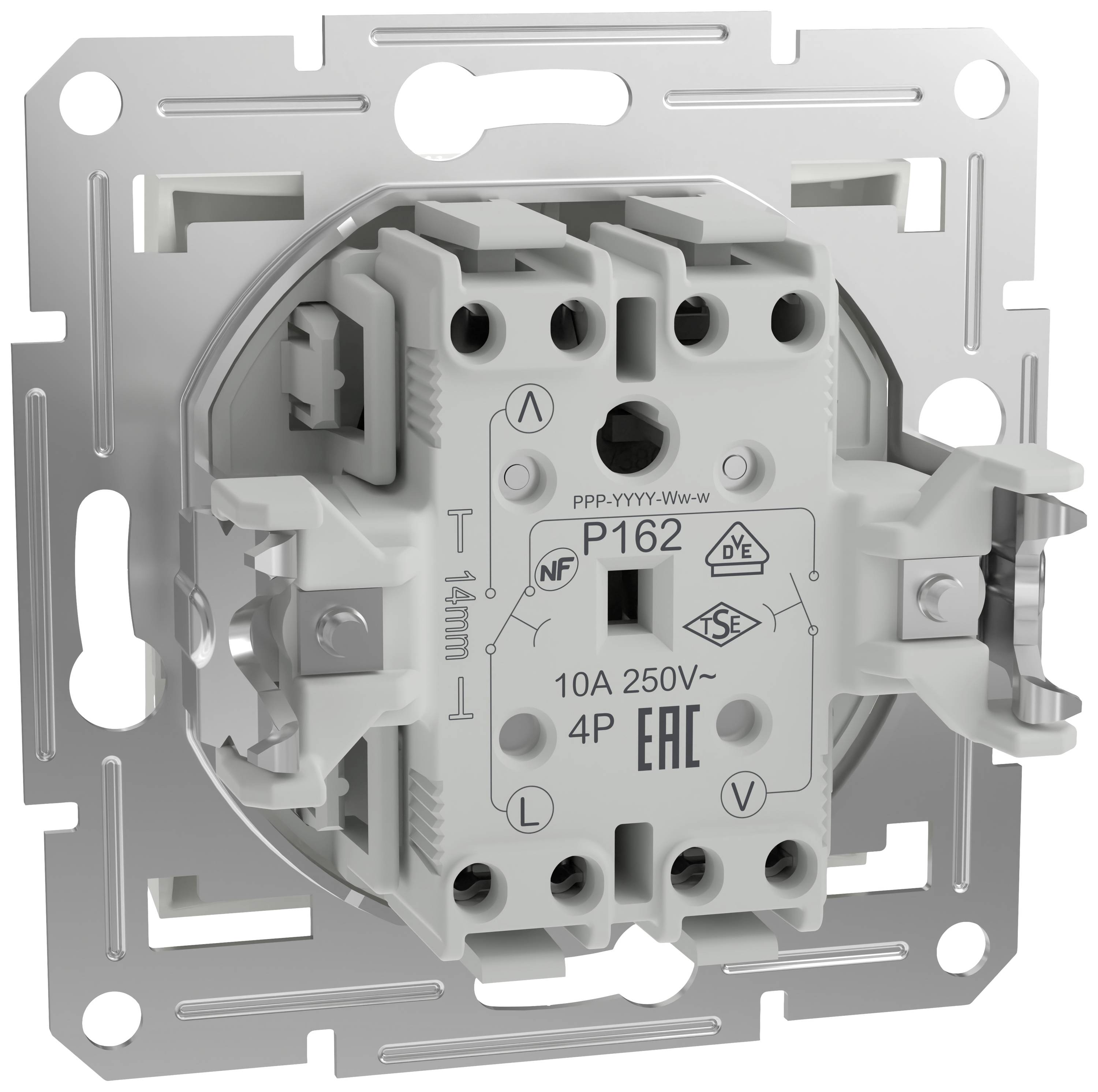 Кнопка ролет Schneider Electric Asfora біла (RAL 9003) EPH1370121D 1 шт.