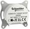 Gniazdo Schneider Electric do TV/R/SAT. Model KON401373. Dane techniczne: SAT: 1dB/DC, TV: 1dB, R: 10dB, odpowiednie dla kabla 8mm. Znak CE.