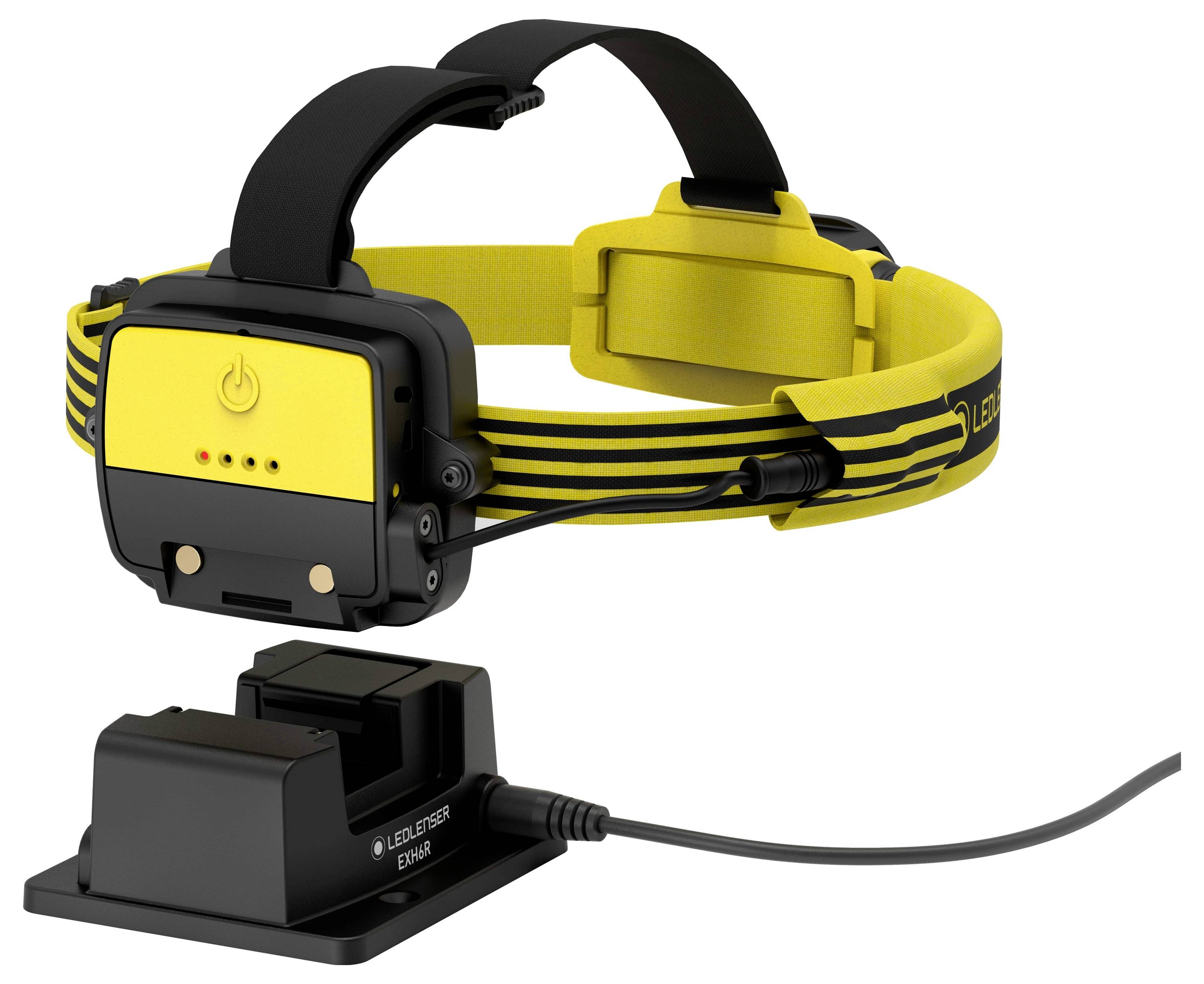 Налобний ліхтар Ledlenser EXH6R 502041 250 лм Жовтий, Чорний