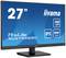 Monitor komputerowy iiyama, model ProLite XU2792QSU, o przekątnej 27 cali, z częstotliwością odświeżania 100 Hz, panelem IPS i hubem USB.