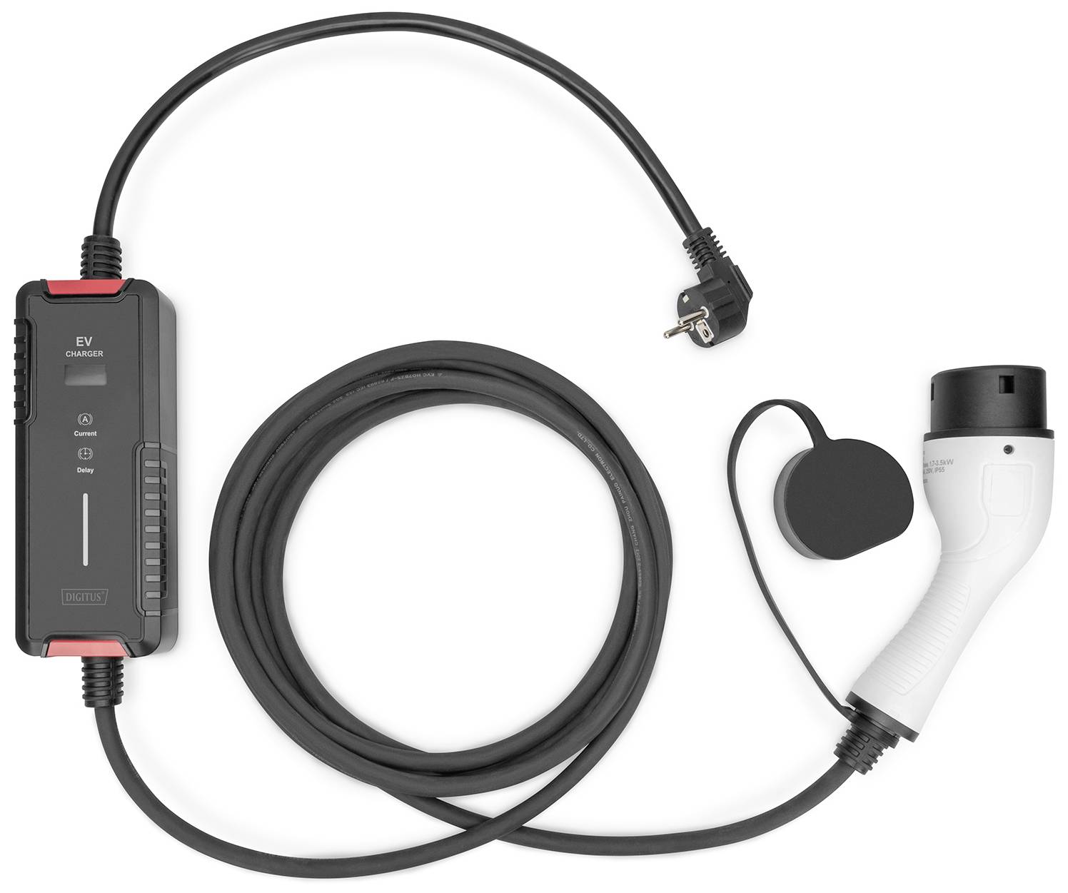 Зарядна станція для електромобілів Digitus DK-1P16-A-050-BL, DK-1P16-A-050-BL, Тип 2, 5 м