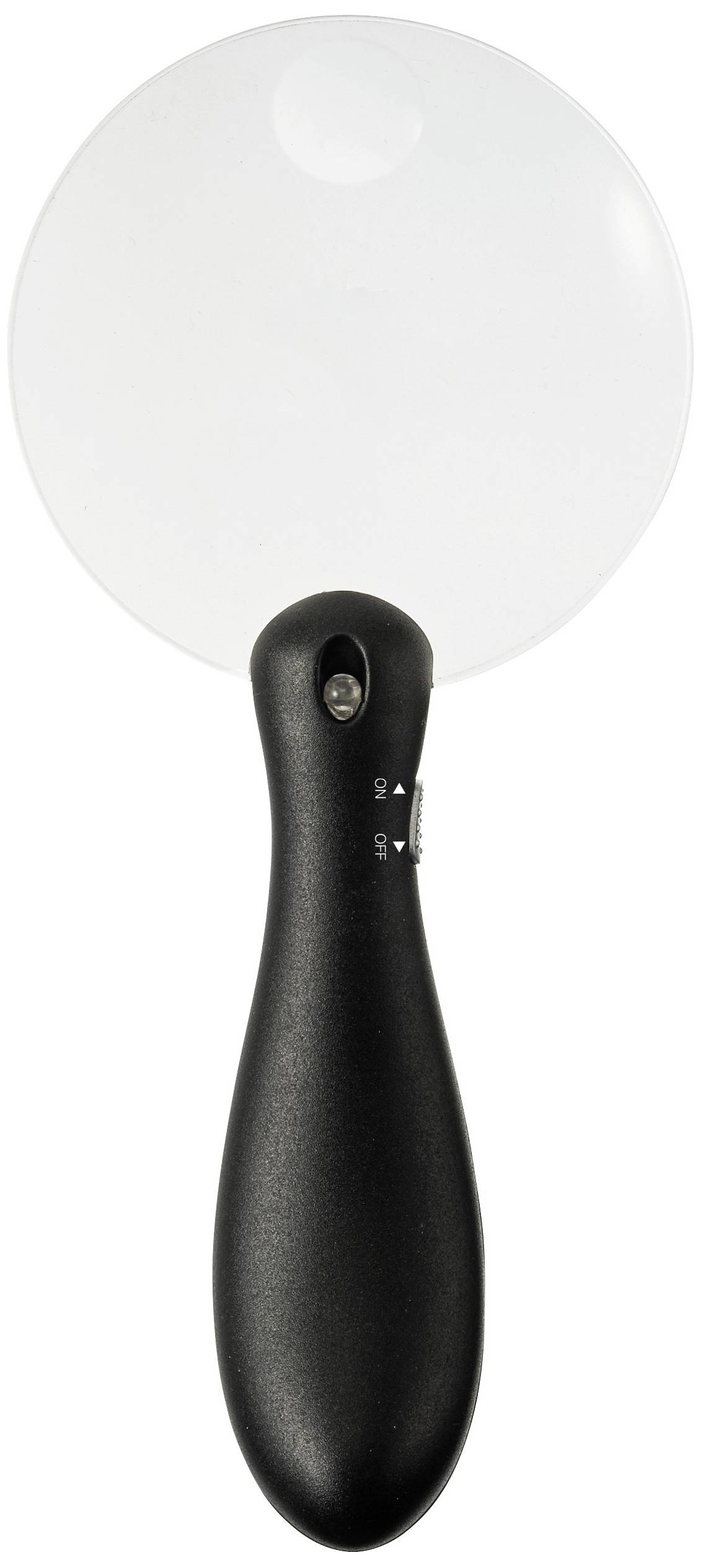 Ручна лупа TOOLCRAFT TO-8997036 зі світлодіодним підсвічуванням. Коефіцієнт збільшення: 3 x, 5 x.