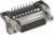 Wtyk VGA z 15 stykami, używany do połączeń wideo z monitorami lub projektorami.