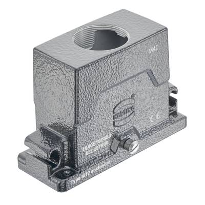 Obudowa metalowa z widocznymi napisami '39405760383 32CE27600', 'M40' oraz 'Type M12 angled'. Górne wejście odpowiednie dla kabli lub wtyczek.