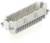 Złącze z wieloma metalowymi stykami ułożonymi w dwóch rzędach. Stosowane do łączenia urządzeń elektronicznych.