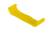 Żółta część wykonana z tworzywa sztucznego z zagiętymi końcami, prawdopodobnie element składowy lub narzędzie.