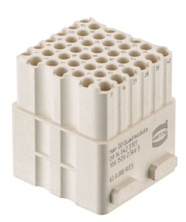 HARTING 09140423101 Złącze męskie Han® DD 42 zaciskane 1 szt. sztuka