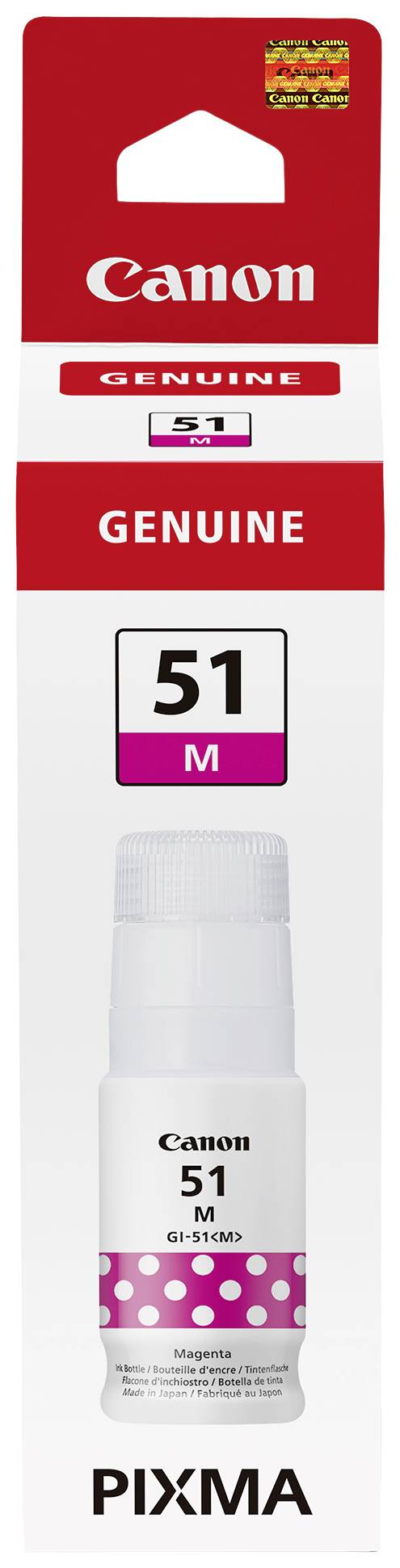 Чернила для заправки Canon 4547 C 001 GI-51 M оригинальные чернила Canon пурпурного цвета 1 шт.