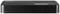 Płaski, czarny przełącznik HDMI z jednym przyciskiem w prawym górnym rogu, służący do przełączania między dwoma źródłami sygnału HDMI.