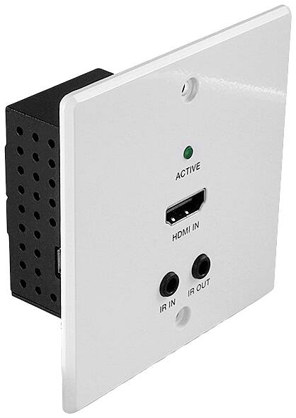 LINDY 70 м Cat.6 HDMI 4K60, ІЧ та RS-232 HDBaseT EU настінний подовжувач, HDMI передавач, ІЧ (інфрачервоний) подовжувач 70 м