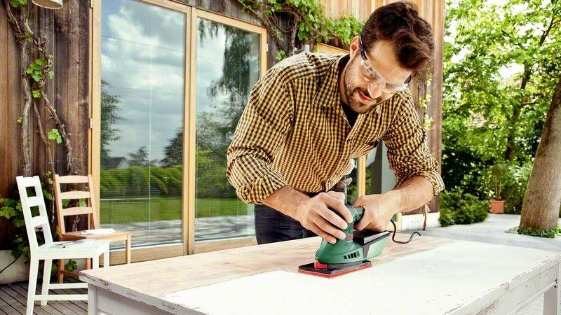 Універсальна шліфувальна машина Bosch Home and Garden PSM 200 AES + SystemBox 06033B6002 200 Вт