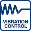 Obraz przedstawia logo ze stylizowaną formą fali oraz tekstem 'Vibration Control' napisanym wielkimi literami poniżej.