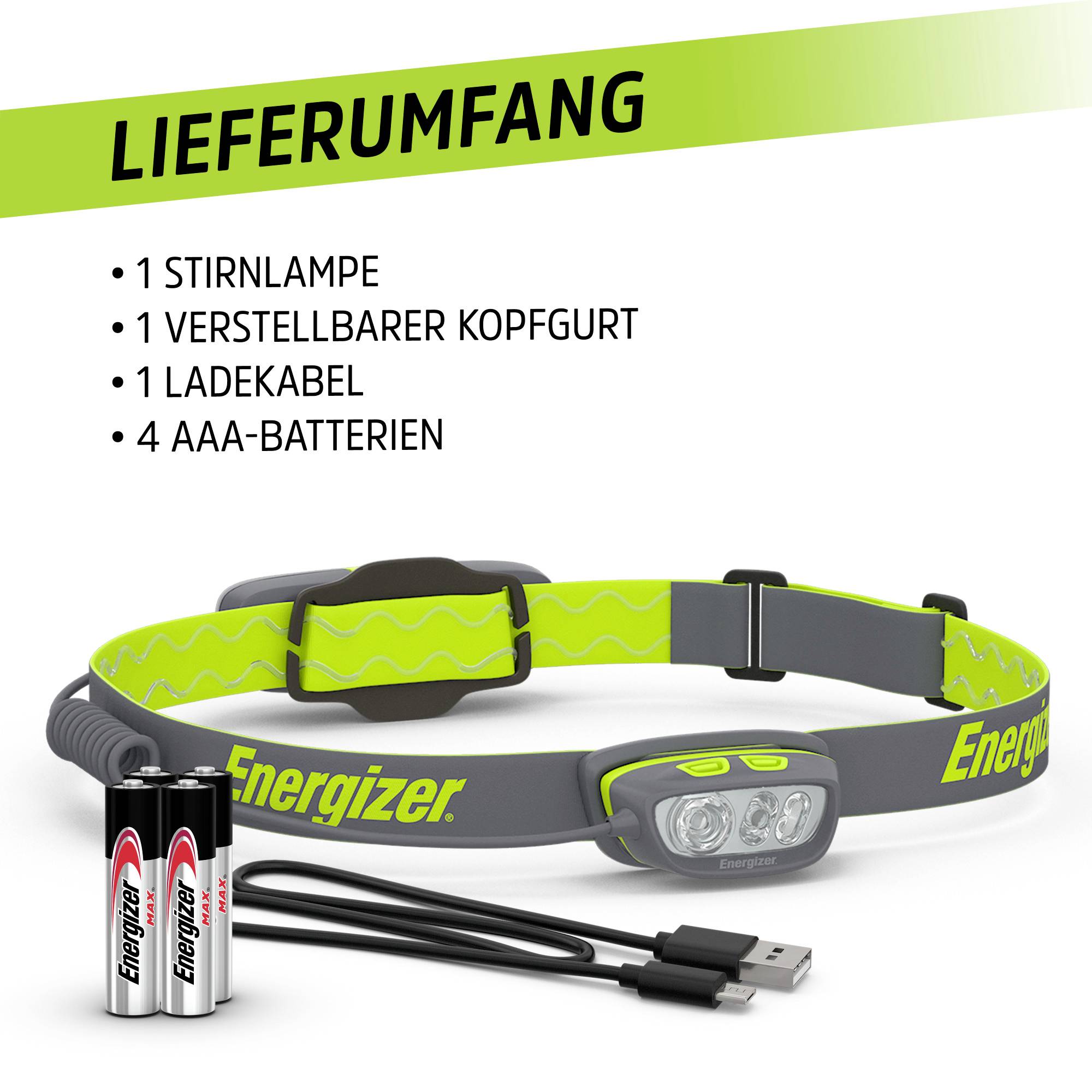 Latarka czołowa Energizer Pro Series Multicolor Hybrid, 650 lm, 6 h-12