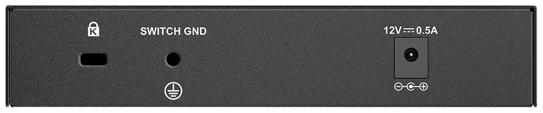 Комутатор Ethernet D-Link DMS-107/E DMS-107/E, 5+2 порти, 10 Мбіт/с, 100 Мбіт/с, 1000 Мбіт/с, 2500 Мбіт/с