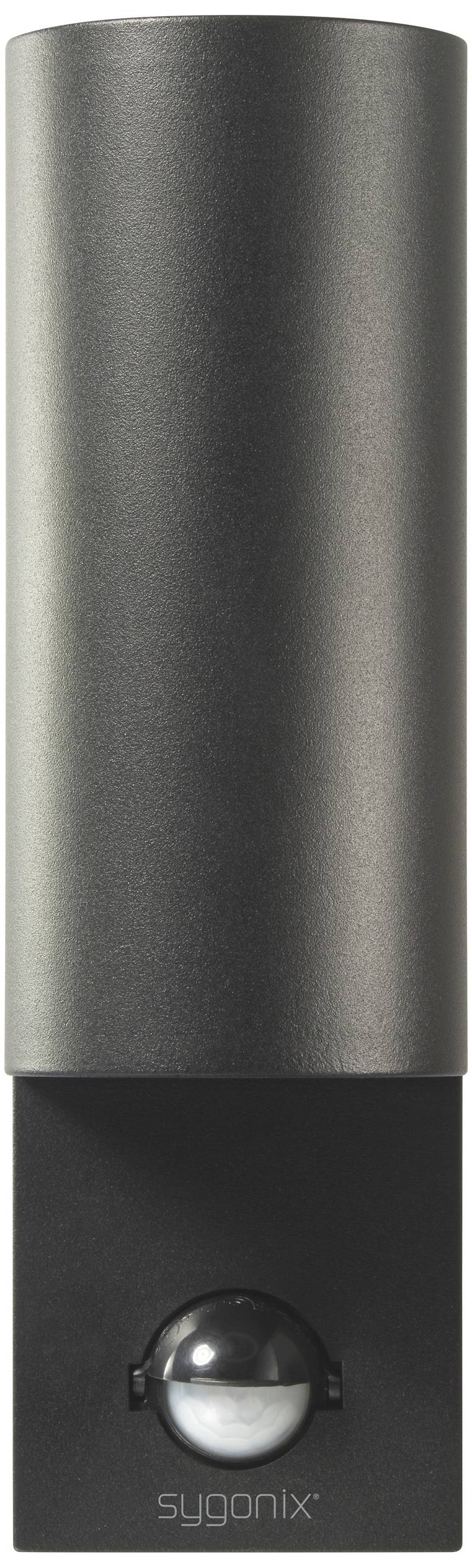 Вуличний настінний світильник Sygonix SY-6028440 IP44 з датчиком руху