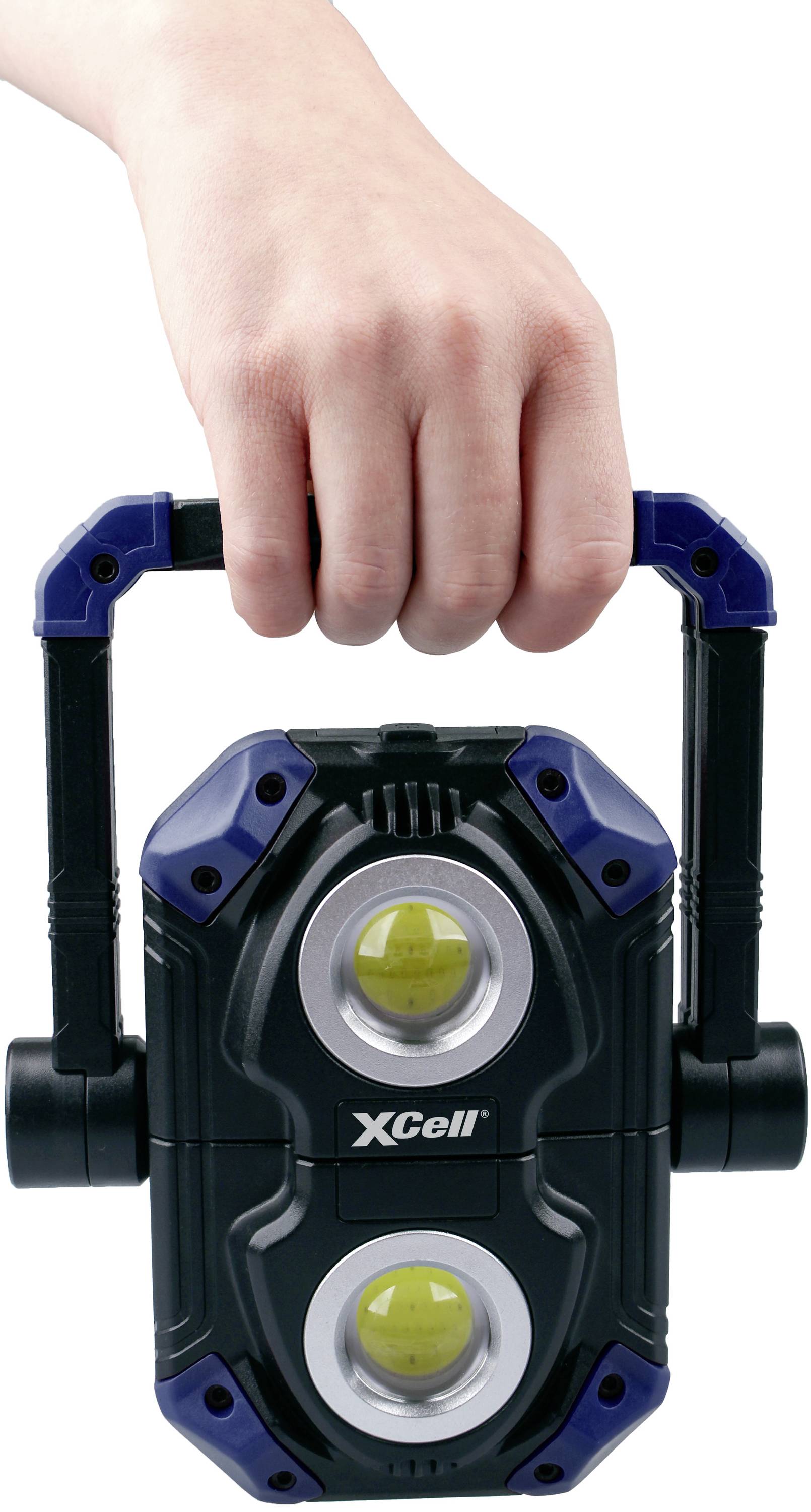 Робочий ліхтар XCell 149480 з двома світлодіодними акумуляторними лампами 1100 лм