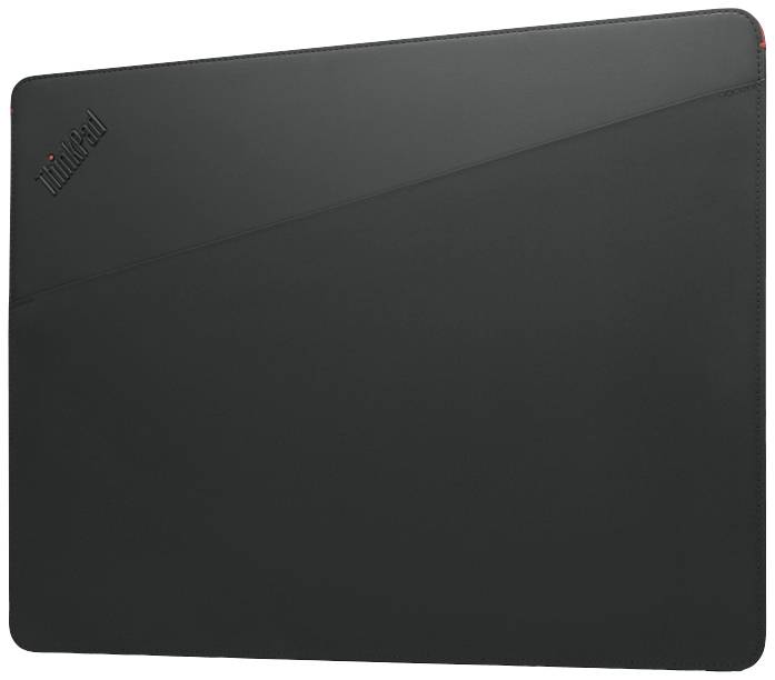 Czarny notebook ThinkPad o prostym, matowym designie. Bez widocznego logo, o minimalistycznym i stonowanym wyglądzie.