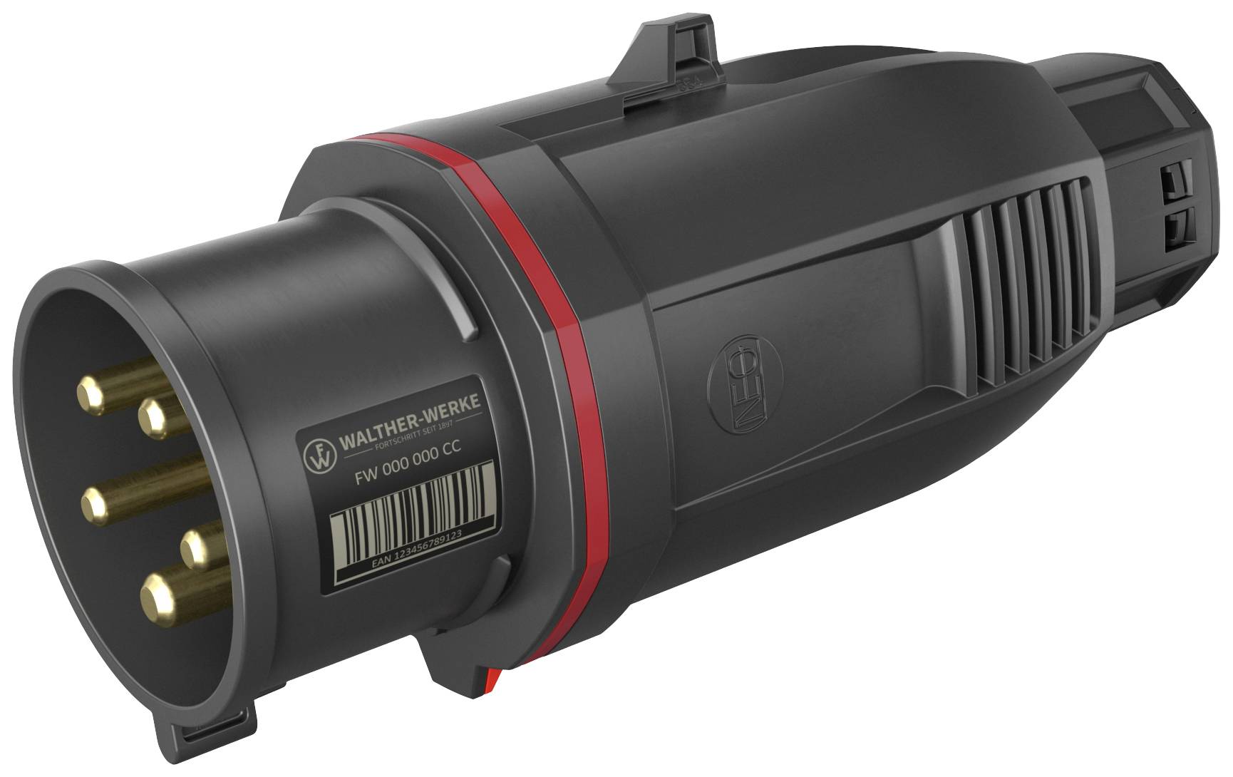Роз'єм Walther Werke FW230506CC CEE чоловічий 32 A 200 В, 415 В