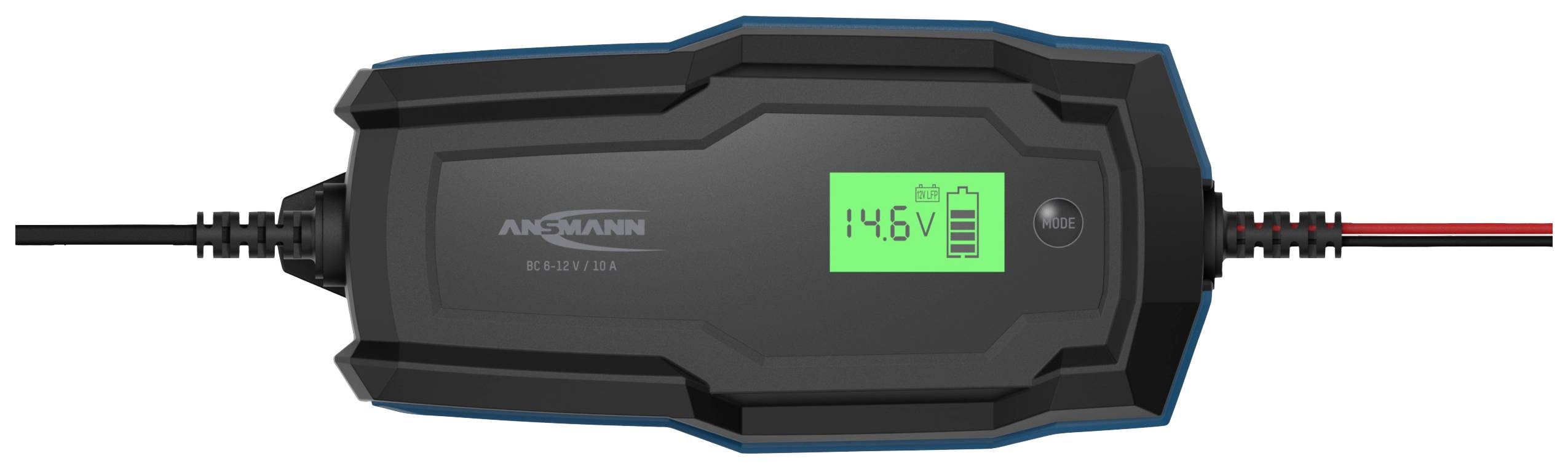 Ansmann BC 6-12V / 10 A 1001-0146 Зарядний пристрій, Випрямляч для майстерні, Контроль стану акумулятора, Тестер акумулятора 6 В, 