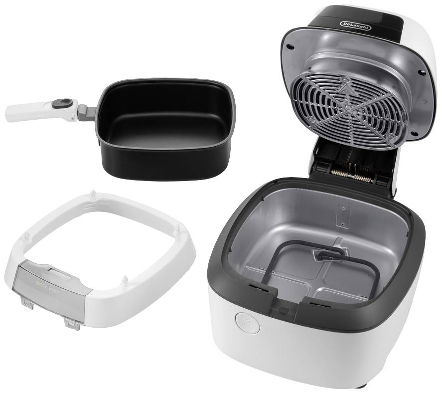 Фритюрниця DeLonghi DL FH2133/1 1,25 кг 1400 Вт антипригарне покриття, функція гриля, функція гарячого повітря, з дисплеєм