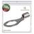 Worek z 100 metalowymi końcówkami kablowymi, okrągłymi, o przekroju 2,5-4 mm², gwint M10. Logo marki w prawym górnym rogu, numer artykułu 23C510 u dołu.