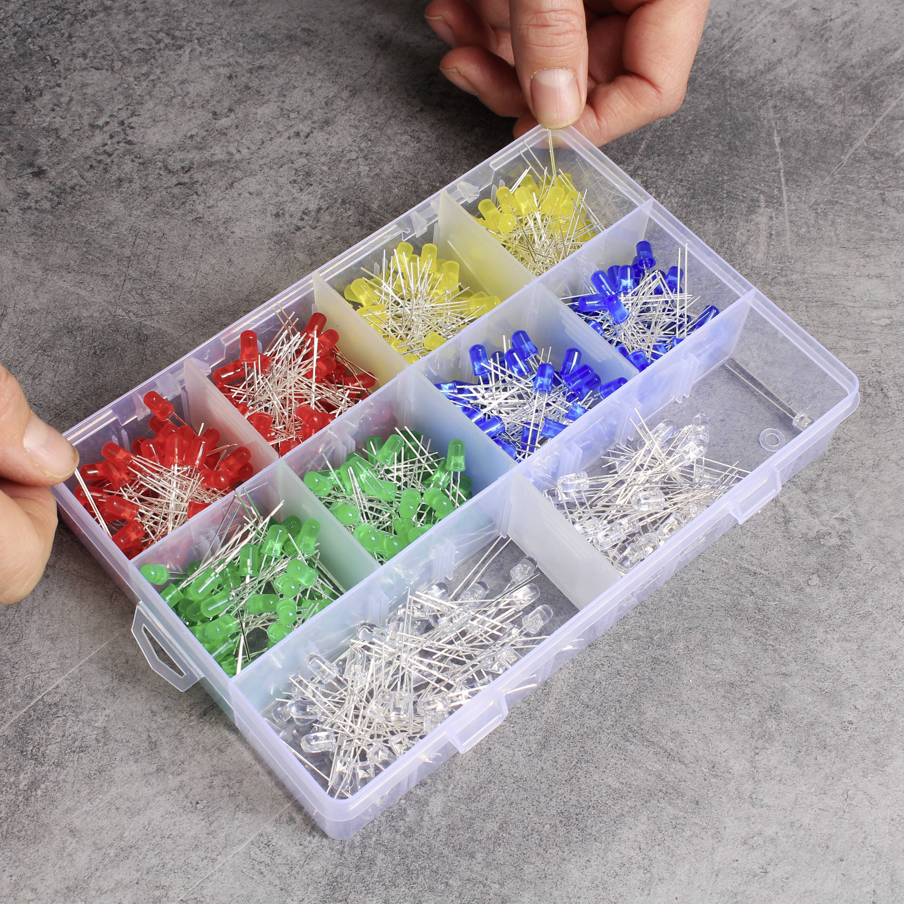 Аксесуари для світлодіодів Quadrios 23O192 червоний, зелений, жовтий, синій, білий 5 мм 20 мА 2 В, 3 В