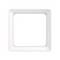 Biały kwadratowy ramka na jasnym tle. Nie ma żadnych dodatkowych elementów dekoracyjnych lub tekstowych.