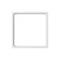Pusty, biały kwadratowy ramka na białym tle.