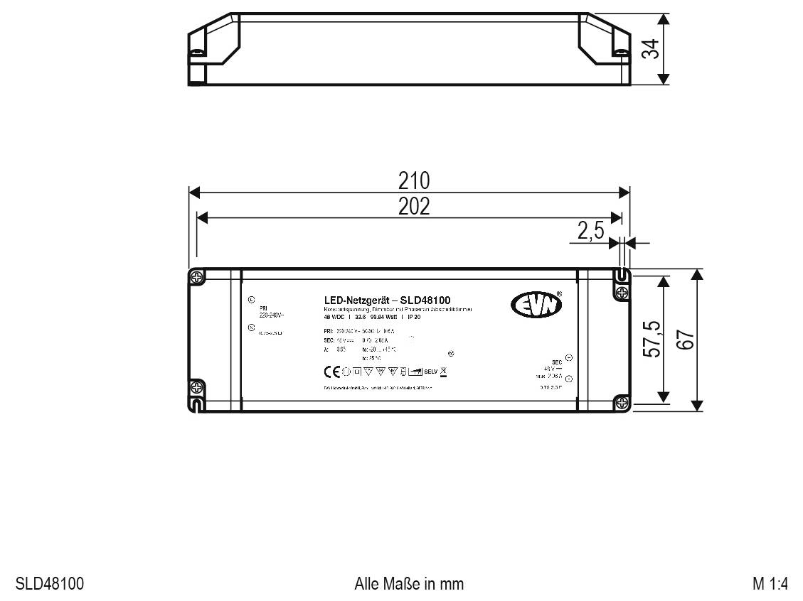EVN SLD48100 Urządzenie sterujące LED 1 szt.-2